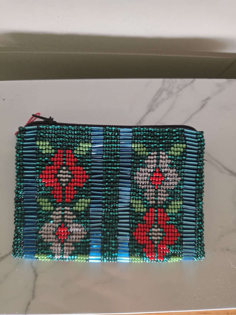 Huichol Beaded Coin Purse